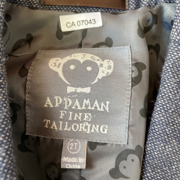 Tailored 2t suit jacket and pants with belt - Picture 7 of 7